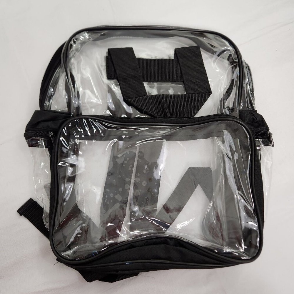 Clear Backpack Stadium Plastic For Compartments B… - image 2